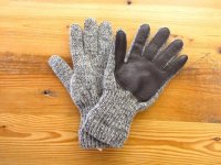 NEWBERRY KNITTING    Lined Rag Wool Glove         CHARCOAL