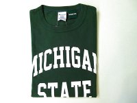 CHAMPION   T1011ロングスリーブTシャツ　　　　MICHIGAN(グリーン)