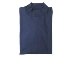 画像1: LIFEWEAR    Mock Neck  Long Sleeve       Navy