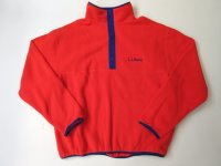 L.L.Bean   　Classic Fleece Pullover      Lobster Red