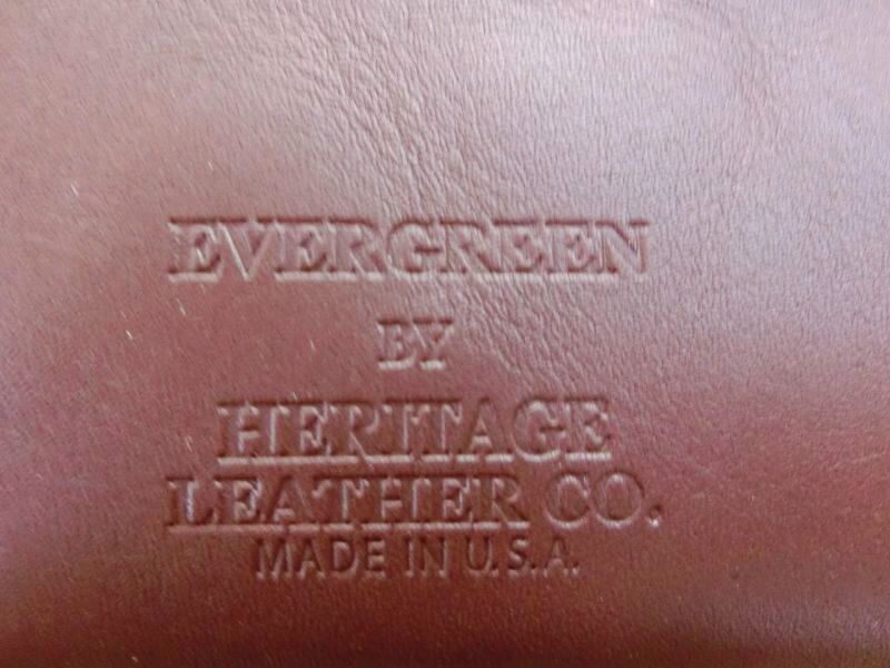 HERITAGE LEATHER ×EVERGREEN WALLET POUCH ブラウン - EVERGREEN