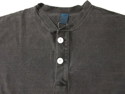 画像2: GOOD ON　L/S HVY    HENLEY TEE           　　P-BLACK