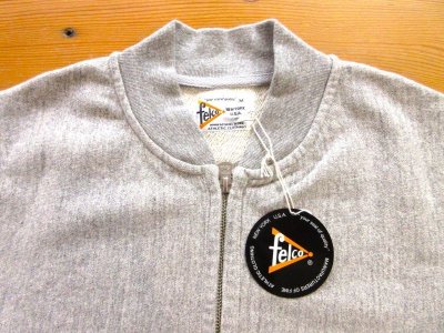 画像3: FELCO   16oz TERRY ZIP BASEBALL NECK W/SLASH POCKET             TWISTED GREY