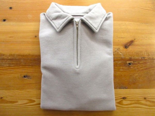 画像1: FELCO   10oz LT WEIGHT TERRY  HALF ZIP  SWEAT           LT.GREY (1)