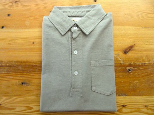 画像1: FELCO    S/S POLO SHIRT       7oz 18SINGLE JERSEY    - M.GREY (1)