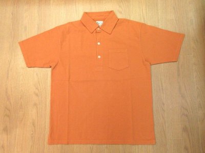 画像1: FELCO    S/S POLO SHIRT       7oz 18SINGLE JERSEY    - F.ORANGE