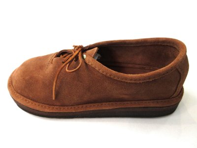 画像1: ザ サンダルマン    STANDARD LACE SHOE     Suede  Tobacco(EVERGREEN 別注カラー)　　　　　