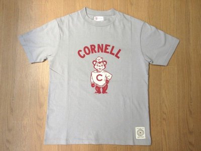 画像1: FELCO      S/S HI CREW TEE　　　 CORNELL BEAR - LT GREY