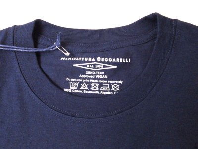 画像3: MANIFATTURA CECCARELLI        LOGO T-SHIRT　　　NAVY