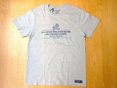 画像1: MANIFATTURA CECCARELLI        WETHER T-SHIRT　　　H.GREY