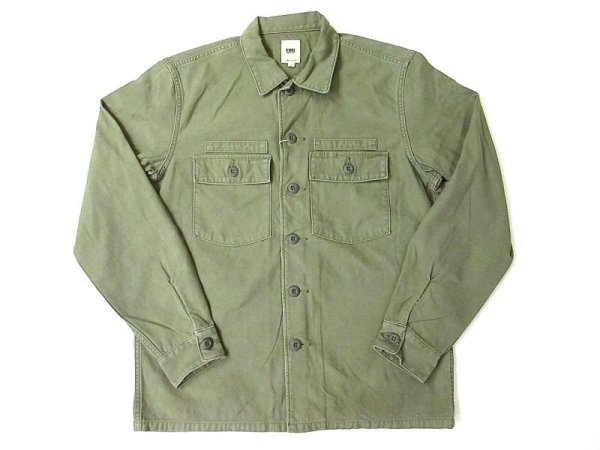 画像1: FOB FACTORY　F2362  FATIGUE SHIRTジャケット　　　  OLIVE (1)