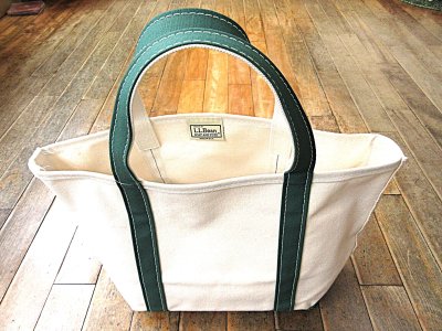 画像1: L.L.Bean   BOAT AND TOTE  OPEN-TOP    Medium 　　 Dark Green