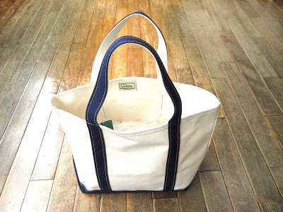 画像1: L.L.Bean   BOAT AND TOTE  OPEN-TOP    Medium 　　 Blue