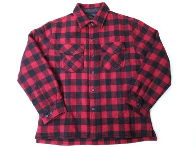 画像1: L.L.Bean   　Men's Maine Guide Shirt with PrimaLoft        Red/Black