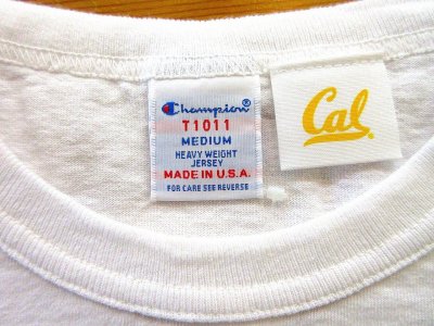 画像3: CHAMPION   T1011ロングスリーブTシャツ　　　　  BERKELEY(ホワイト)