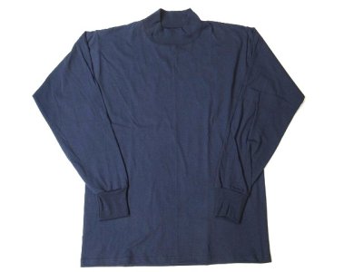 画像1: LIFEWEAR    Mock Neck  Long Sleeve       Navy