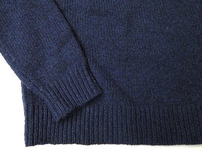 画像2: L.L.Bean   　Classic Ragg Wool Henley Sweater            NAUT NAVY