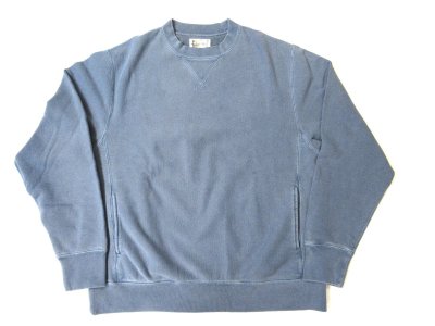 画像1: FELCO   12oz CLASSIC FIT L/S INVERSE WEAVE V GUSSET SWEAT 　　　P-NAVY