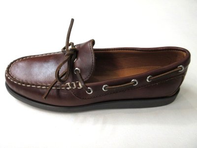 画像1: QUODDY TRAIL MOCCASIN　　CANOE SHOE　　　BROWN LEATHER