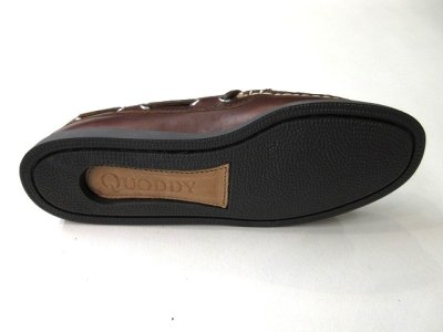 画像2: QUODDY TRAIL MOCCASIN　　CANOE SHOE　　　BROWN LEATHER