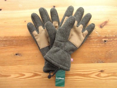 画像1: L.L.Bean   　Men's Windproof Wool Glove　　　Deep Forest Heather