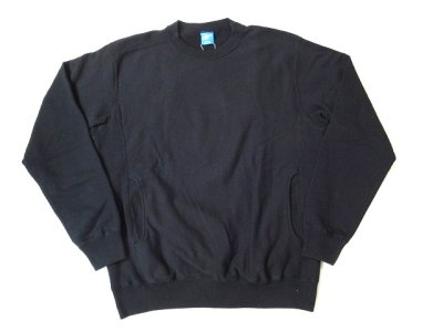 画像1: Good On　　 HEAVY CREW SWEAT   　　 BLACK