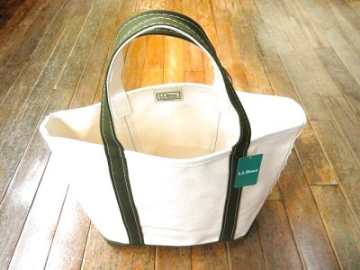 画像1: L.L.Bean   BOAT AND TOTE  OPEN-TOP    Medium 　　 Antique Olive